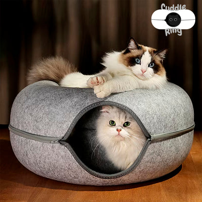 CuddleRing™ Cat Cave Bed