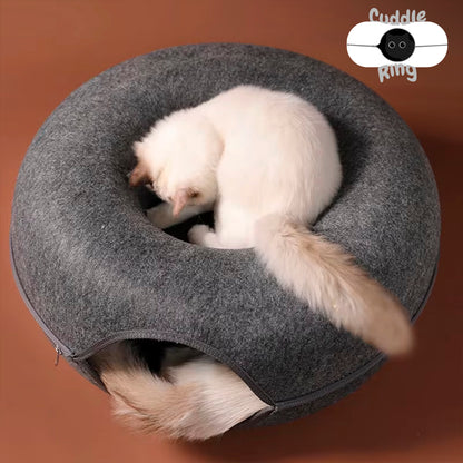 CuddleRing™ Cat Cave Bed