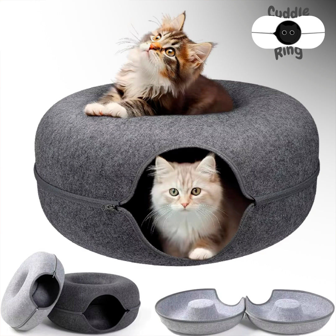 CuddleRing™ Cat Cave Bed